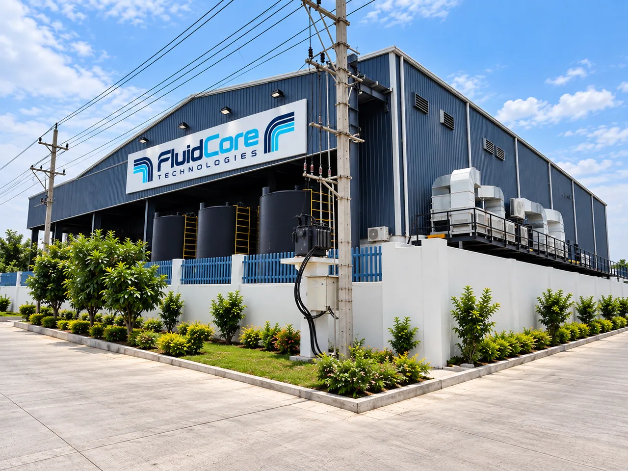 Manufacturing shed for process operations